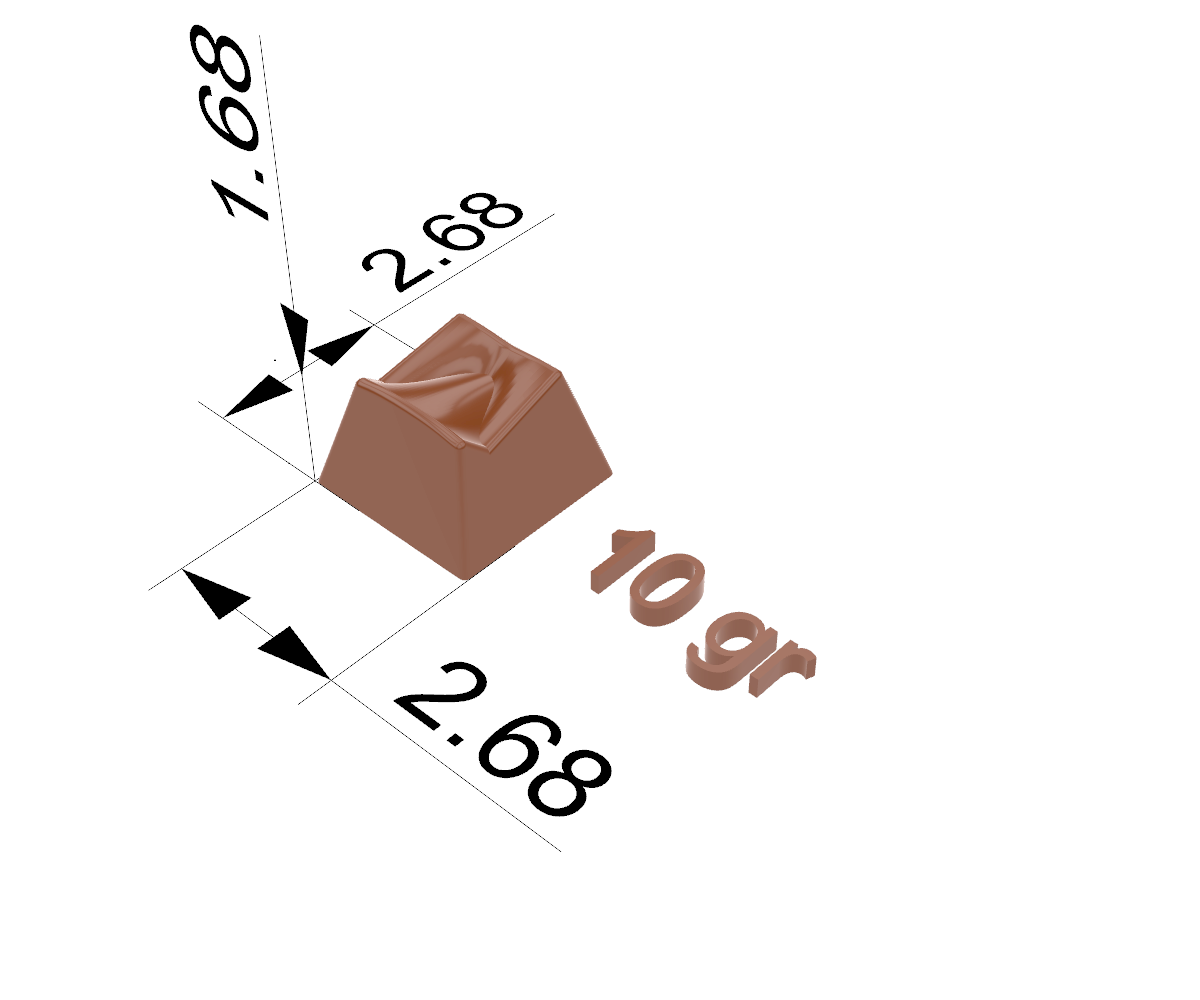 8g "Valle" chocolate mold